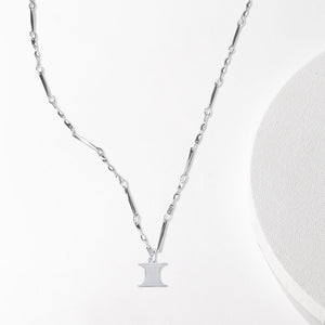 Letter Necklace (I) - Silver